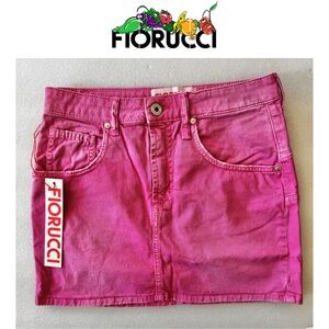 Fiorucci Lightweight Denim Mini Skirt